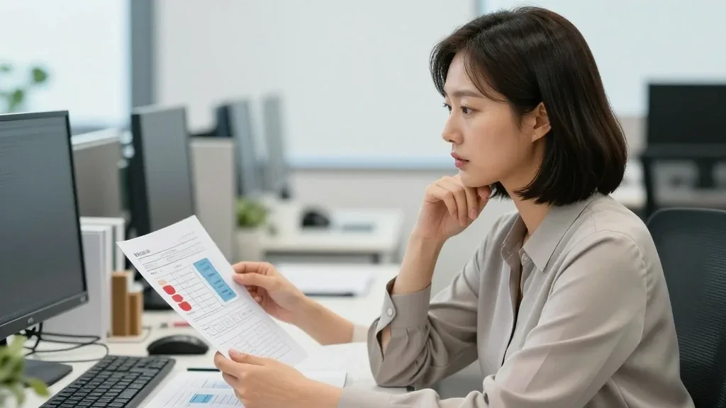 당화혈색소 정상수치와 위험 범위 이미지