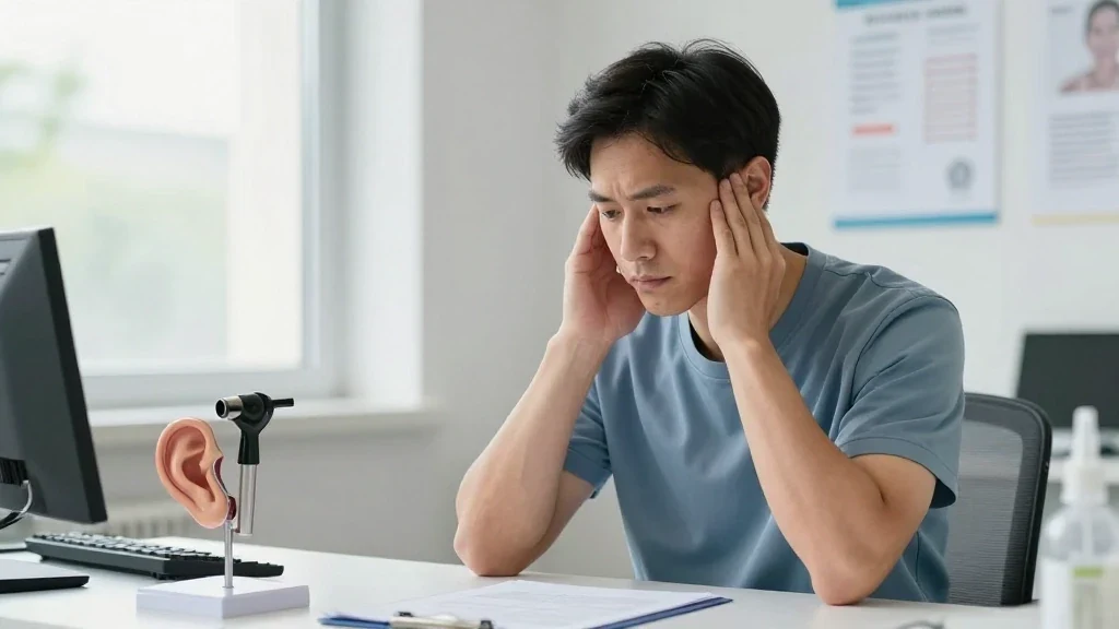 이명 발생 원인과 주요 위험 요소 이미지