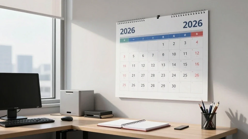 26년 1월 달력으로 새해 목표 설정과 계획 세우기 이미지