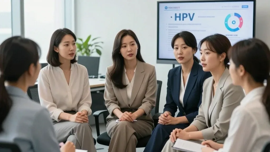 HPV 바이러스의 주요 원인과 감염 경로 이미지