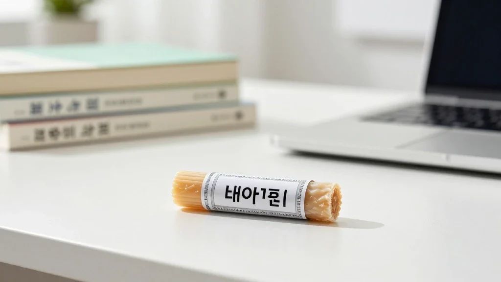 매스틱검 개념과 원료 특징 이미지