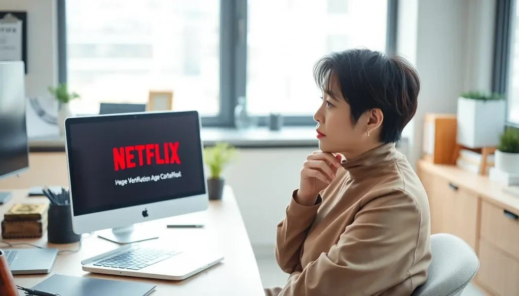 넷플릭스 연령인증 방법 기본 절차 이미지