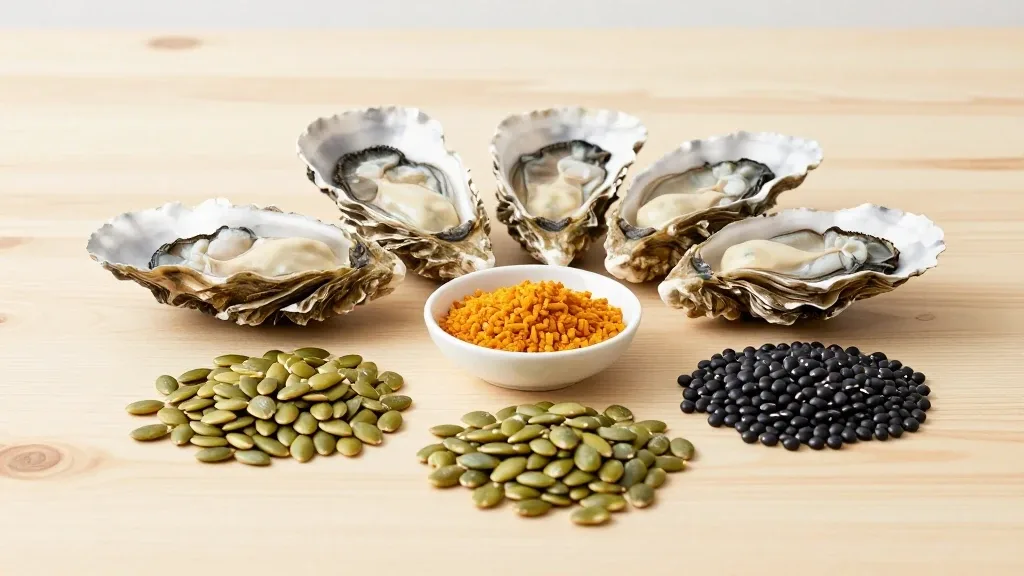 아연 풍부한 음식과 식단 구성법 이미지