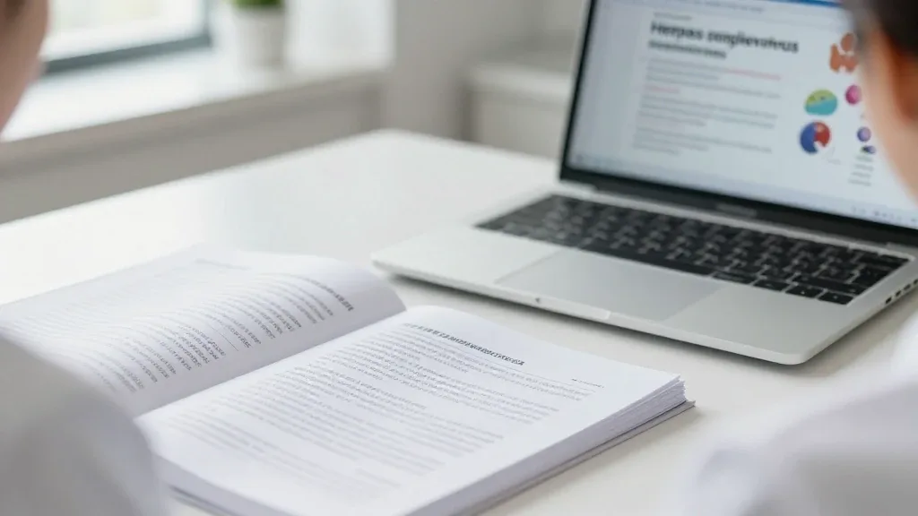 입술 헤르페스 증상과 초기 징후 이미지