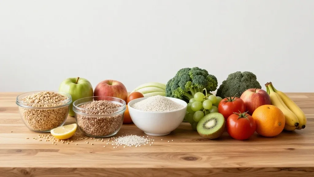 변비 개선에 좋은 식이섬유 많은 음식 활용법 이미지