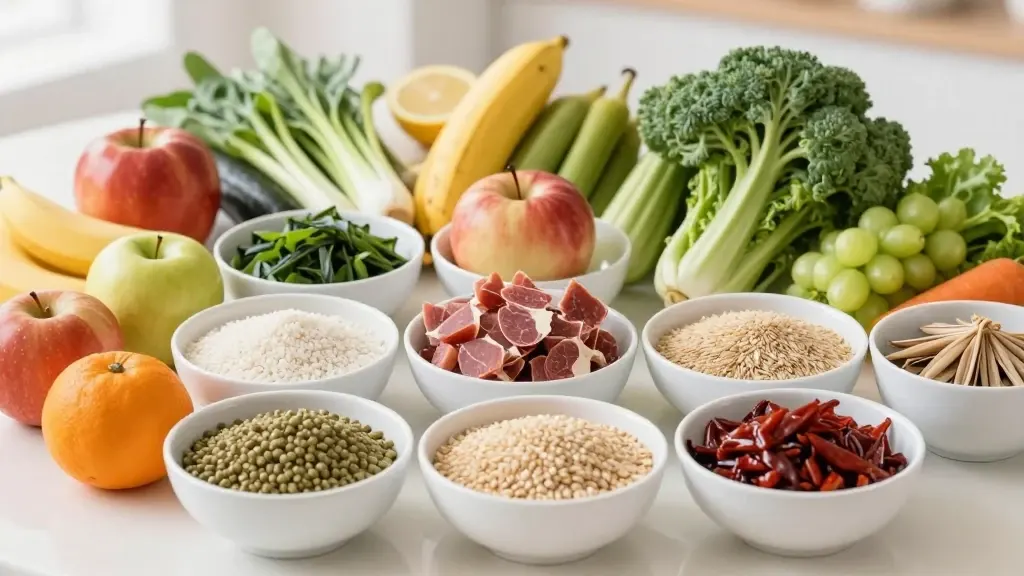 대표적인 위에 좋은 음식 종류 이미지