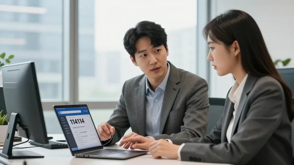 114114 구인구직에서 주로 찾는 직종과 업종 이미지