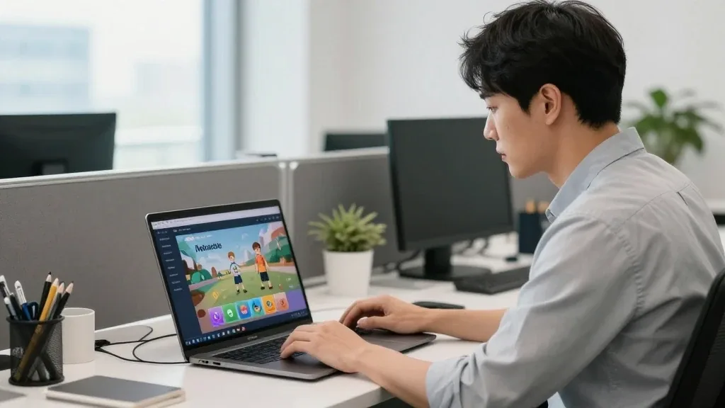 모바일 대국 시작하기와 인터페이스 소개 이미지