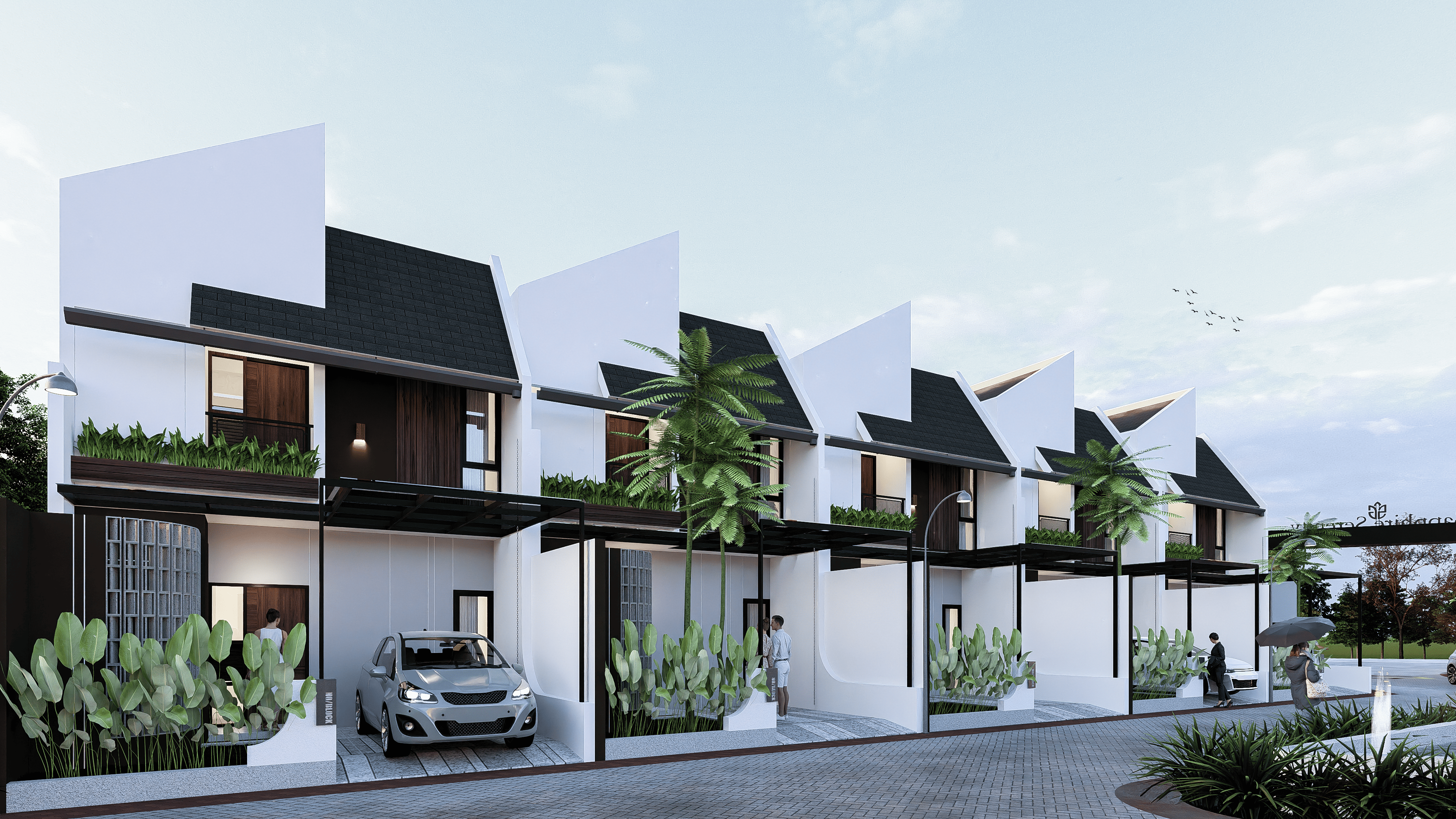 Modern luxury home exterior