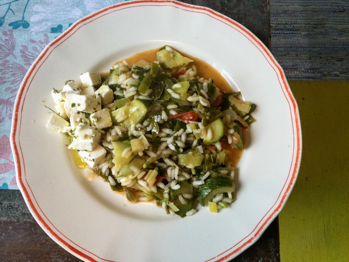Vihreä risotto