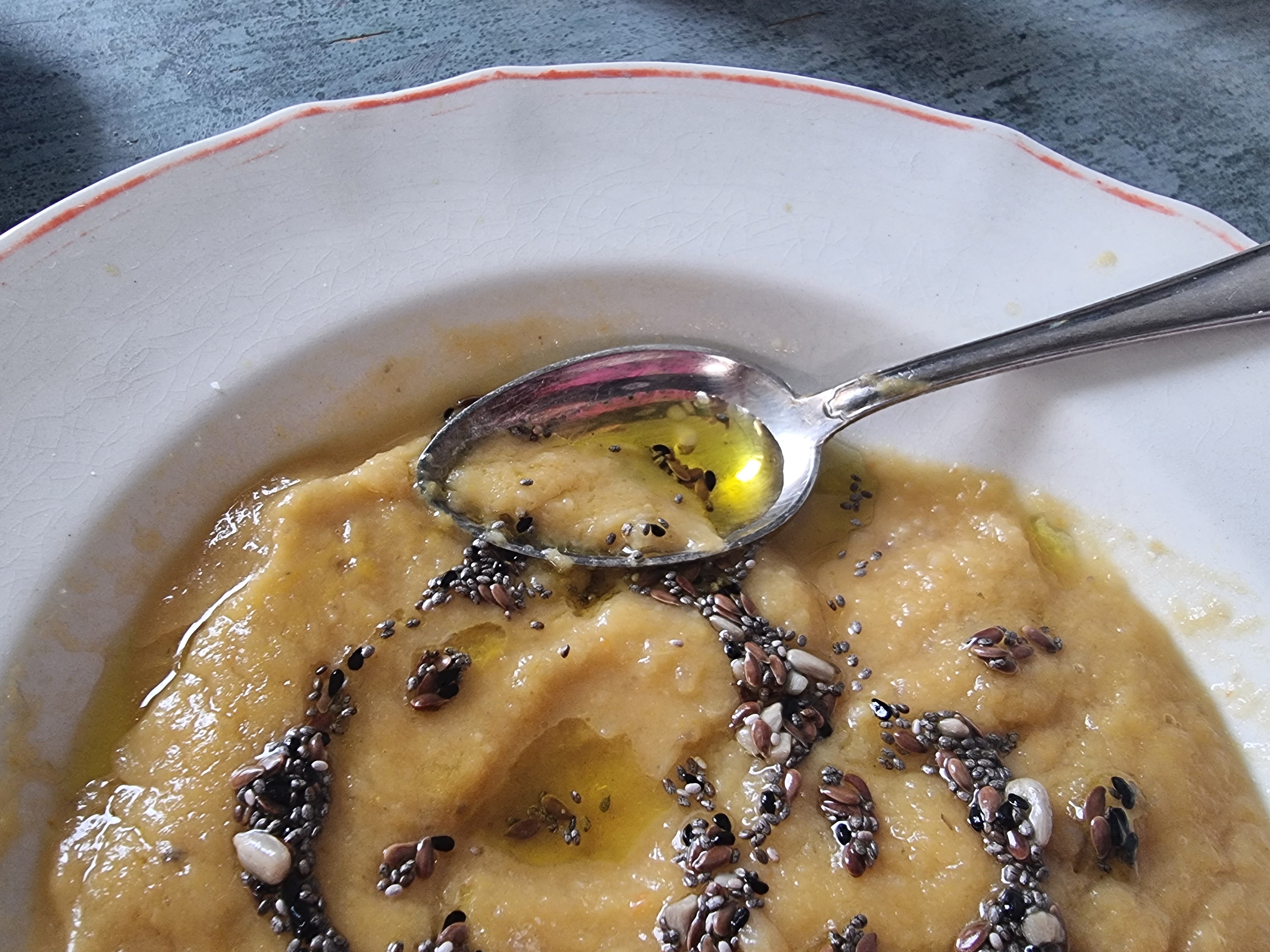 Puréad grönsakssoppa