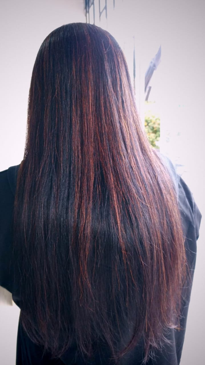 Cepillado perfecto despues de una mascarilla perfecta para hacer brillar tu cabello en Ikebana Spa.