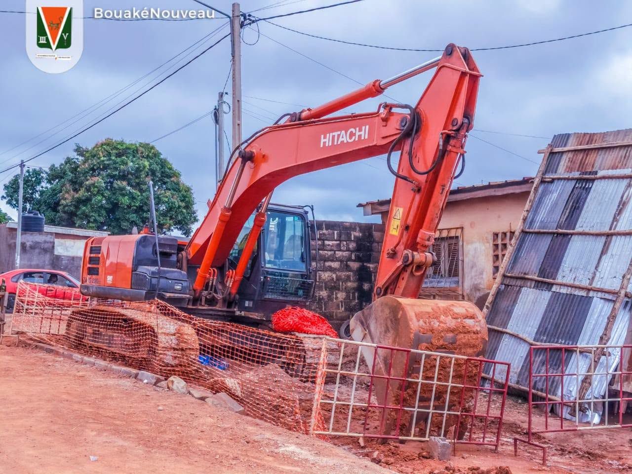 Les travaux d'extension du réseau hydraulique à Bouaké