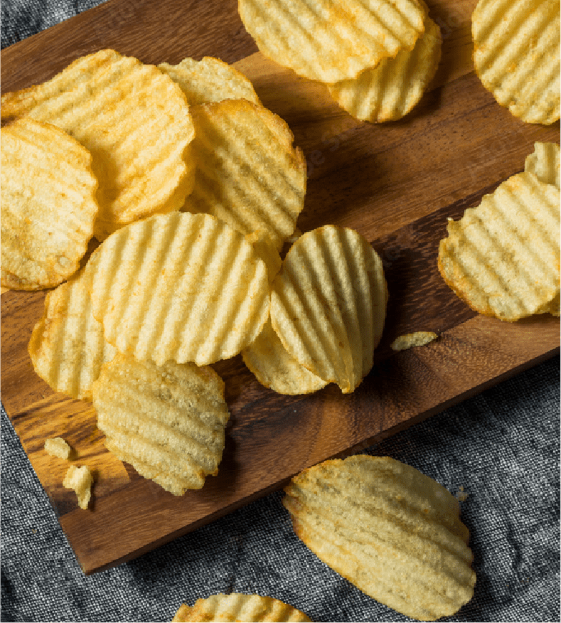 Wavy chips