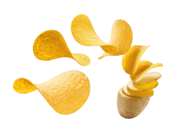Fresh potato chips packaging