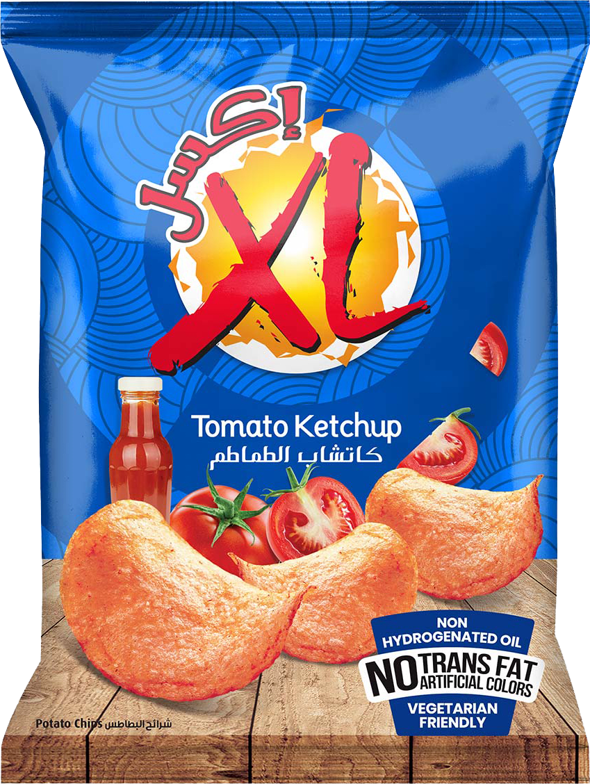 XL Fresh Potato Chips Ketchup flavor