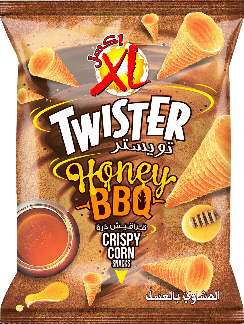 XL Twister BBQ corn snacks