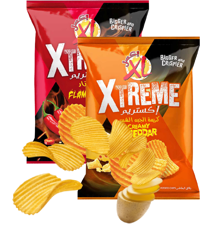 XL Xtreme wavy crinkle-cut chips