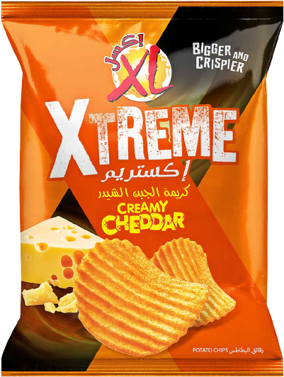 XL Xtreme Creamy Cheddar chips