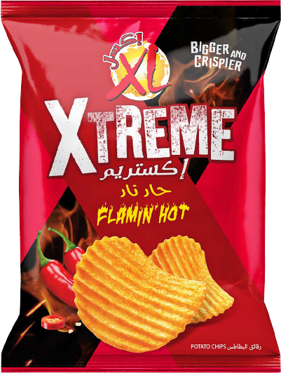 XL Xtreme Flaming Hot chips