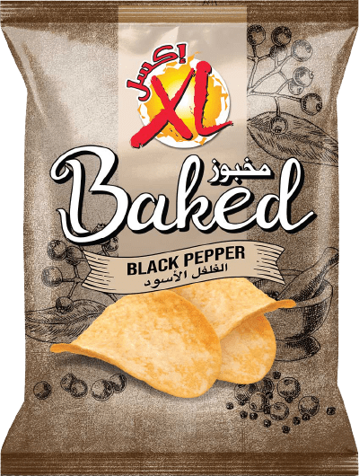 XL Baked Black Pepper chips