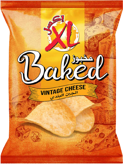 XL Baked Vintage Cheese chips