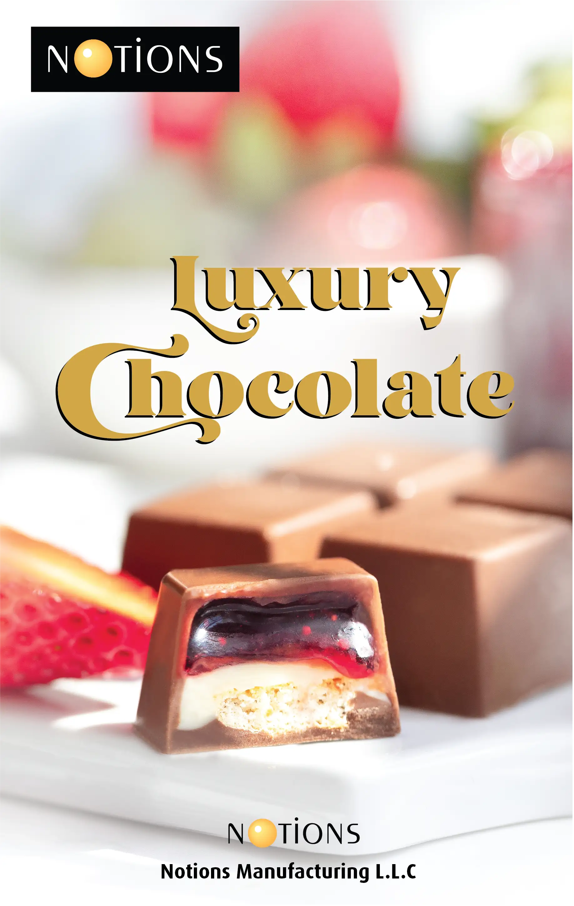 Luxury Chocolate catalogue cover