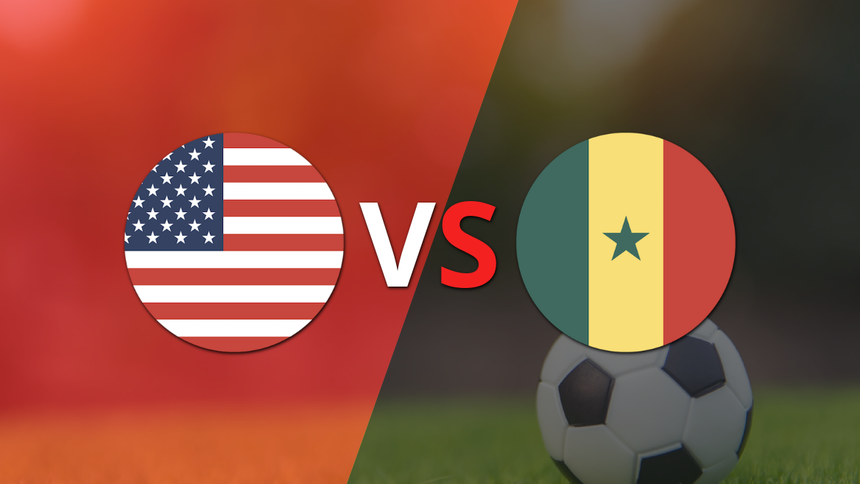 Estados Unidos y Senegal se enfrentan en un partido amistoso internacional en Carolina del Norte