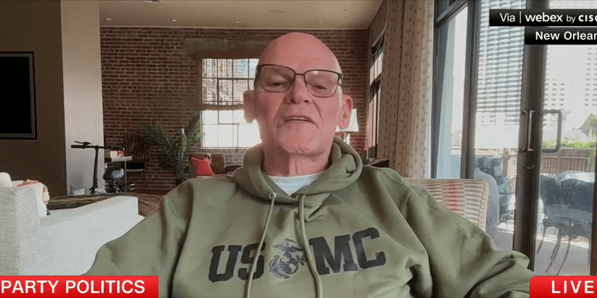 James Carville rejects comparison between Democrats and January 6 rioters during CNN interview