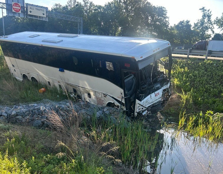 Five killed in Virginia I-95 crash en route to wedding; bus driver charged