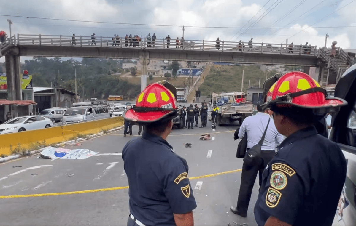 Accidente en la ruta Interamericana deja una persona fallecida y un niño herido en Sumpango