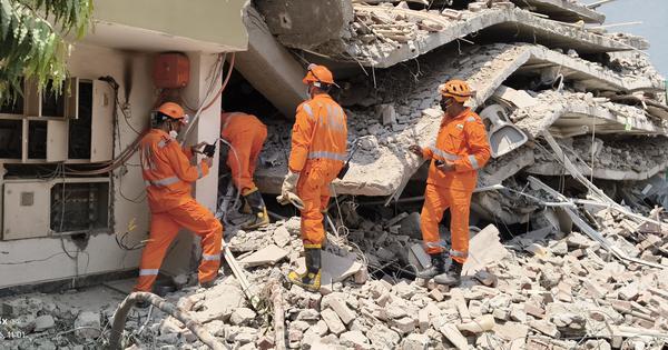 Four-storey building collapses near Saket Metro, one dead and several rescued