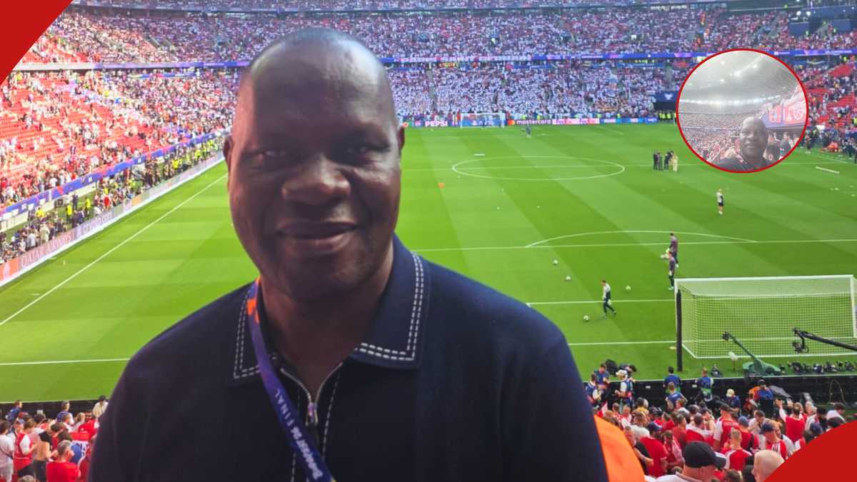 DIG Gilbert Masengeli Attends UEFA Champions League Final Between PSG and Arsenal in Budapest
