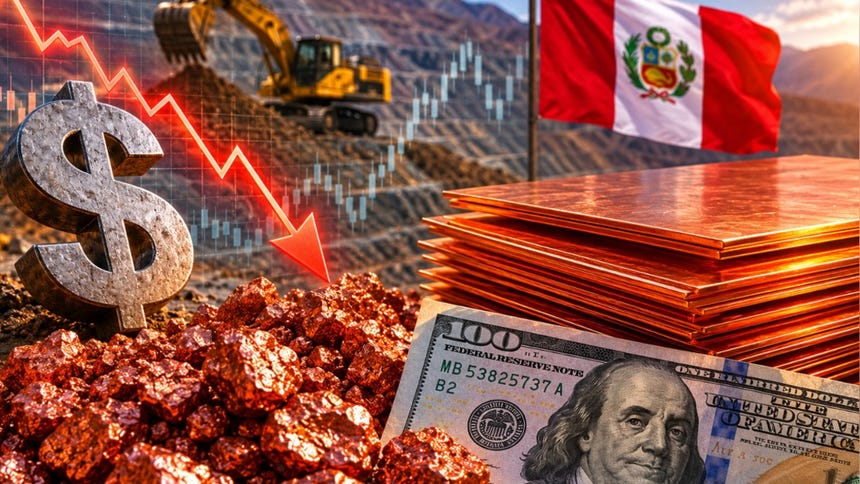 El aumento del precio del cobre fortalece el sol peruano y proyecta mayor inversión minera