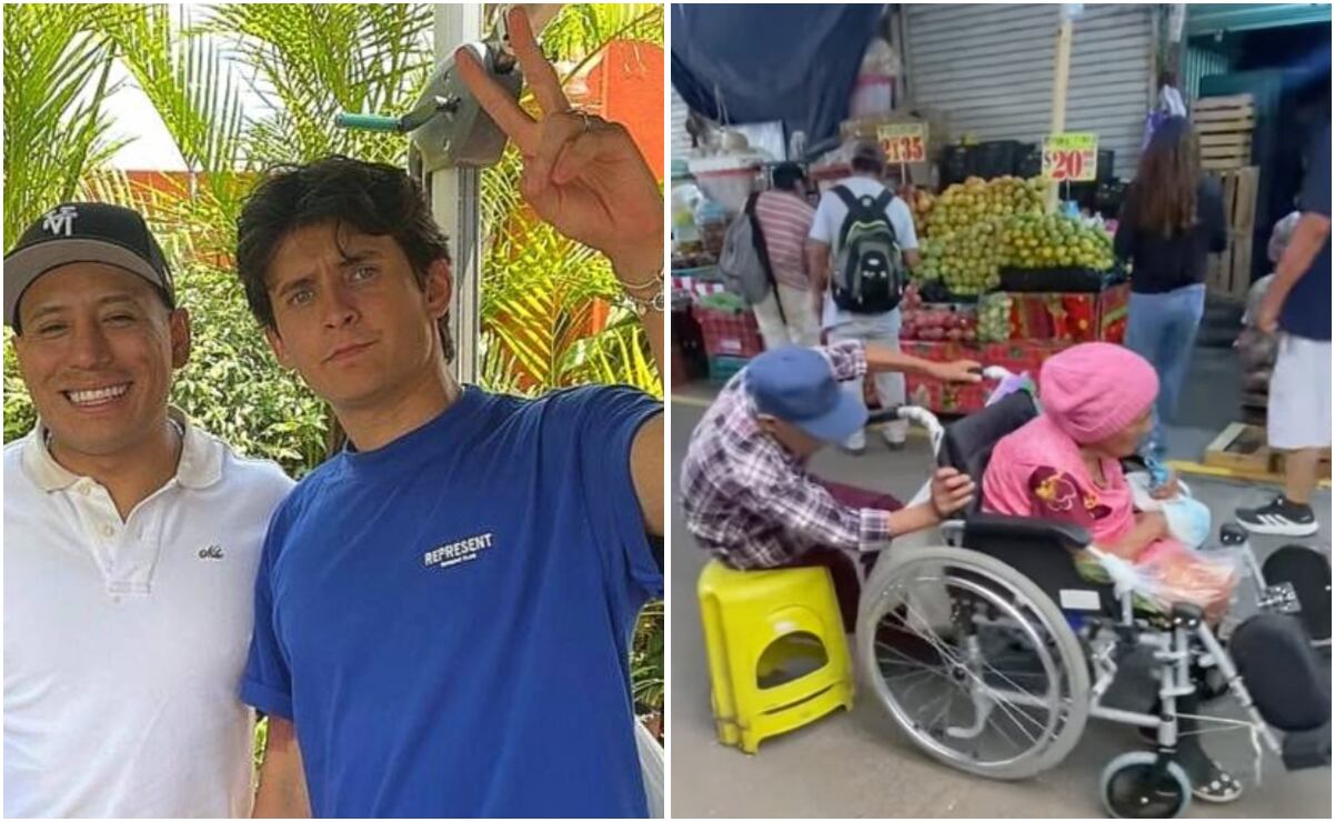 Yulay y Alexis Omman brindan apoyo a una pareja de adultos mayores tras viralizarse un video en Oaxaca