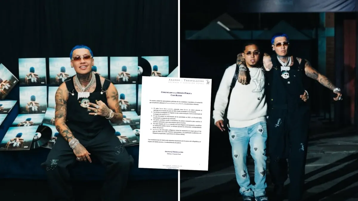 Defensa de Blessd responde a citación judicial por presunto caso de secuestro extorsivo en Medellín