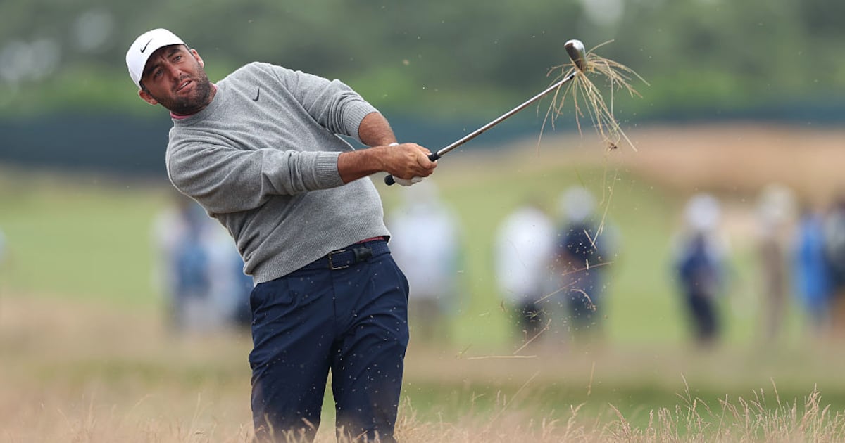 Scheffler struggles in windy US Open first round as darkness halts play at Shinnecock Hills