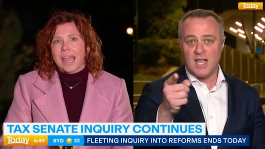 Opinion piece questions Tim Wilson's conduct following heated Today show interview on Labor tax reforms