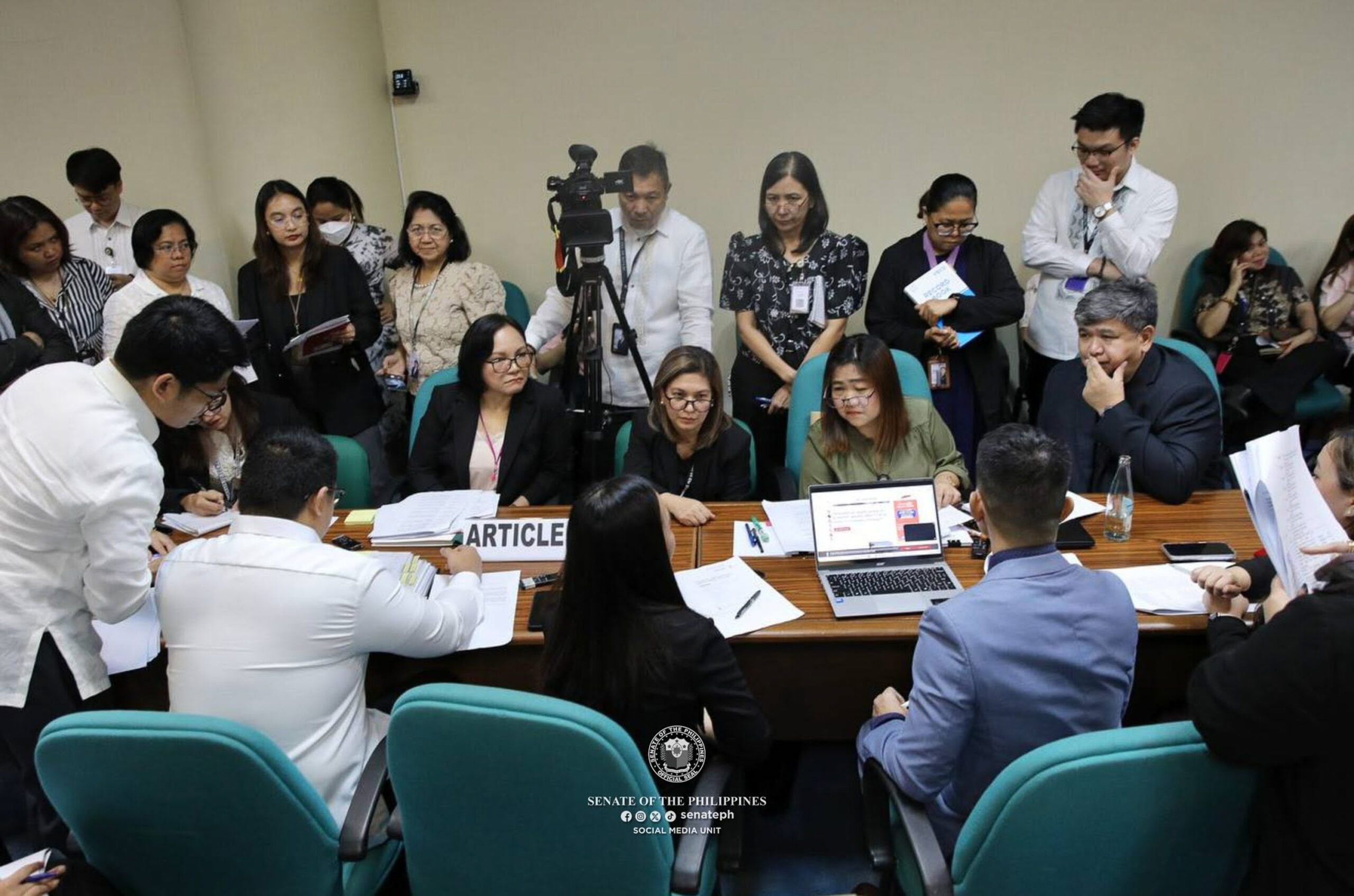 Senate impeachment pre-trial reviews thousands of documents in case against Vice President Sara Duterte
