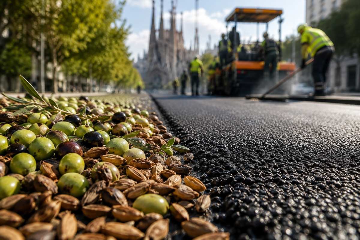 Barcelona impulsa un nuevo asfalto con biochar de residuos agrícolas para reducir la huella de carbono