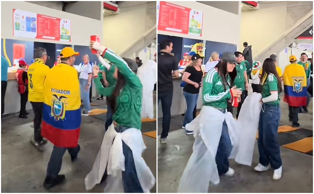 Video de agresión entre aficionados en partido México vs Ecuador genera debate en redes sociales