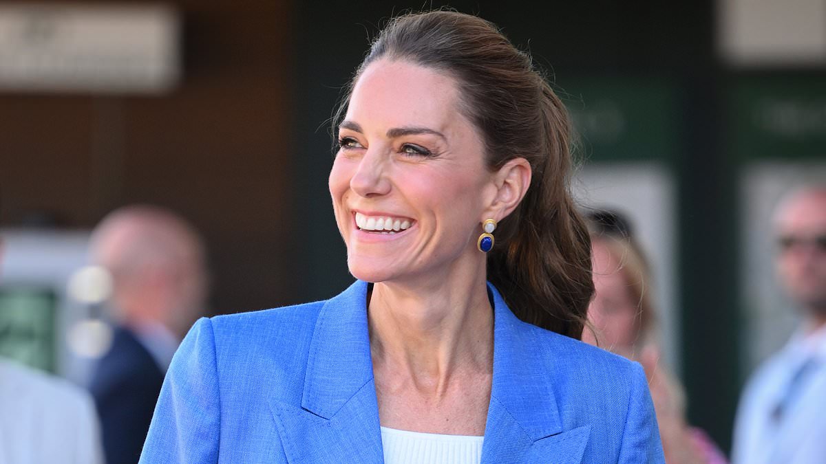 Princess of Wales attends Wimbledon in royal blue Gabriela Hearst suit and supports community initiatives