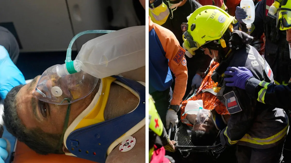 Man rescued alive after eight days trapped in collapsed Venezuela shopping mall