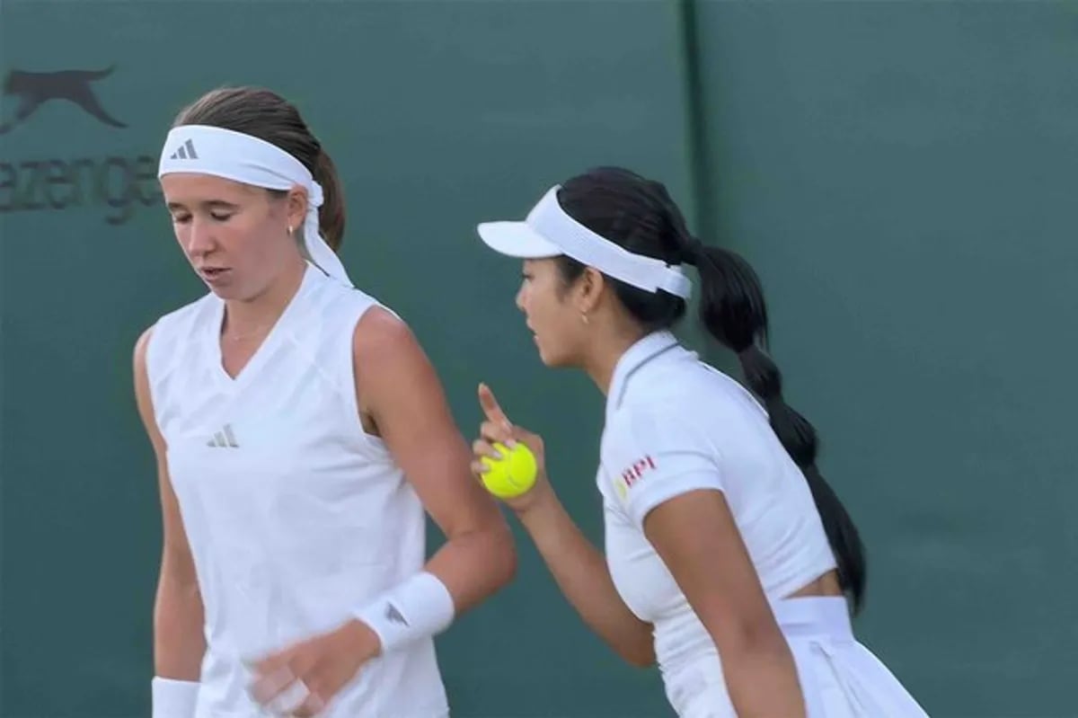 Eala and Bartunkova eliminated by Ostapenko and Kenin in Wimbledon doubles