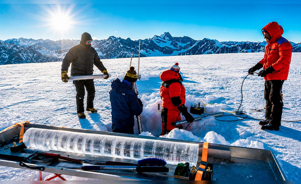 Descubren rastros de la Edad Media en glaciar alpino