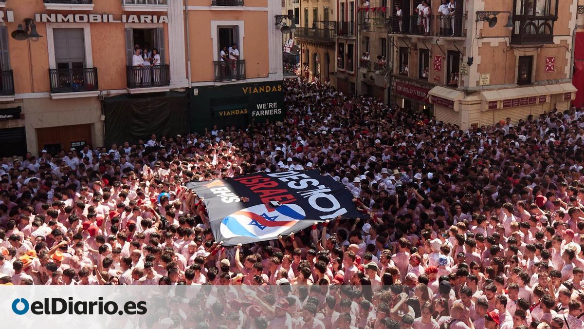 Pamplona's Chupinazo Features Anti-Israel Banner, Sparks Diplomatic Protest