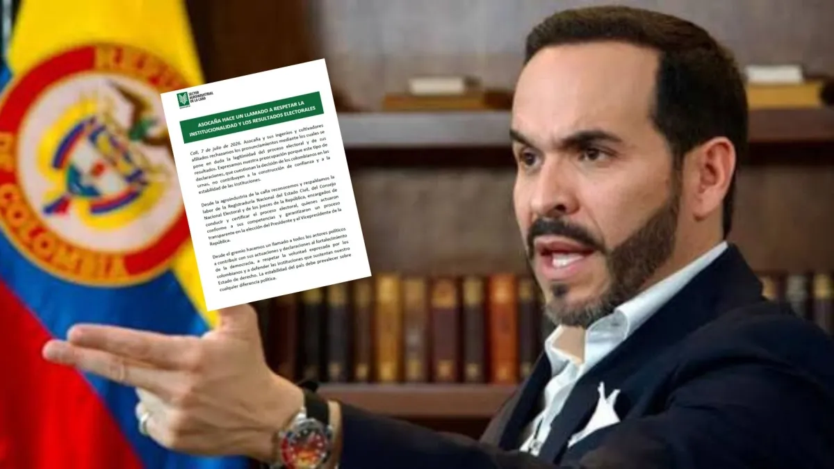 Asocaña rechaza cuestionamientos a proceso electoral y llama a la estabilidad política