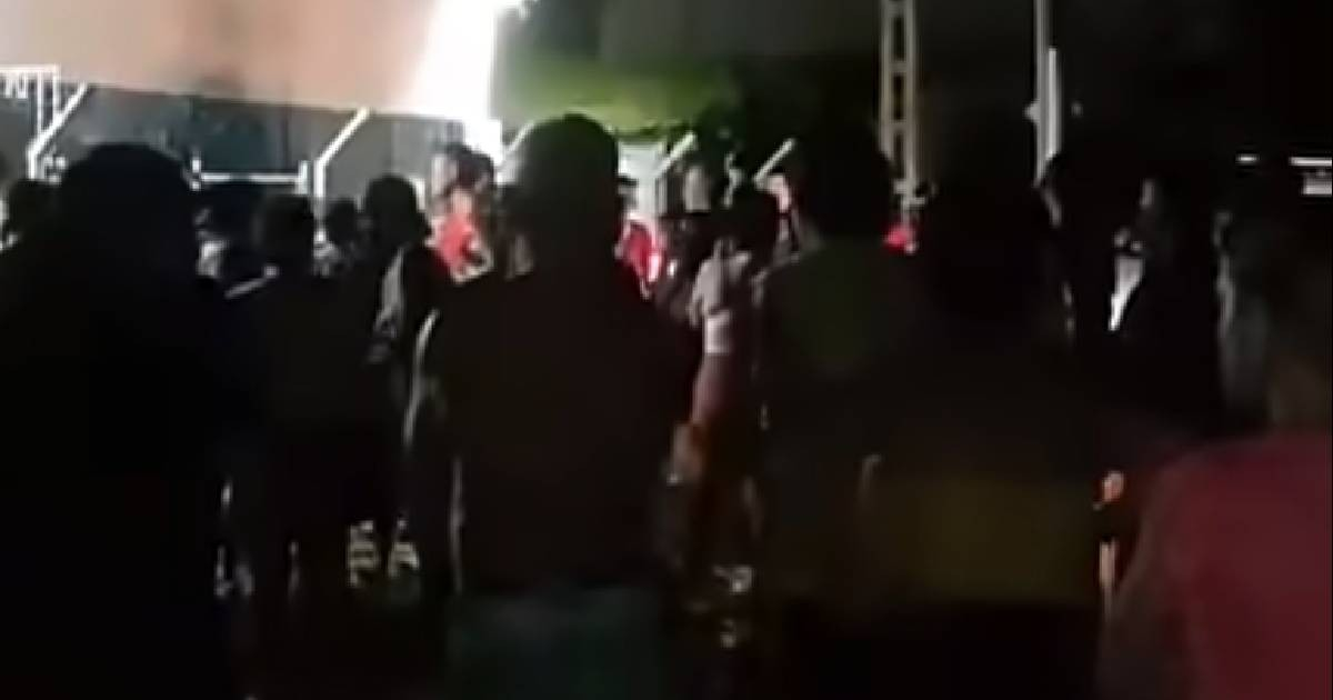 Protestas por apagón prolongado en La Hata, Guanabacoa