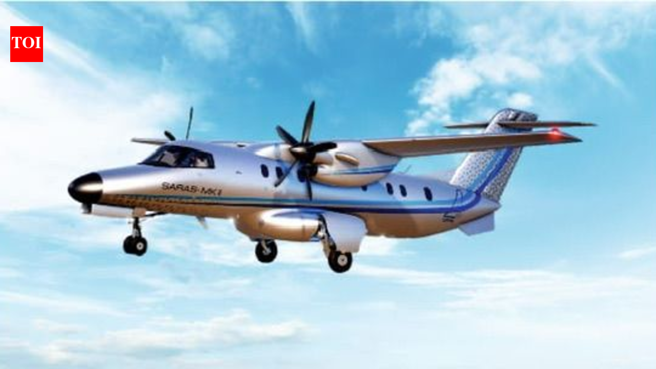 India's indigenous 19-seater Saras MkII light transport aircraft design completes, minister hails as aviation milestone