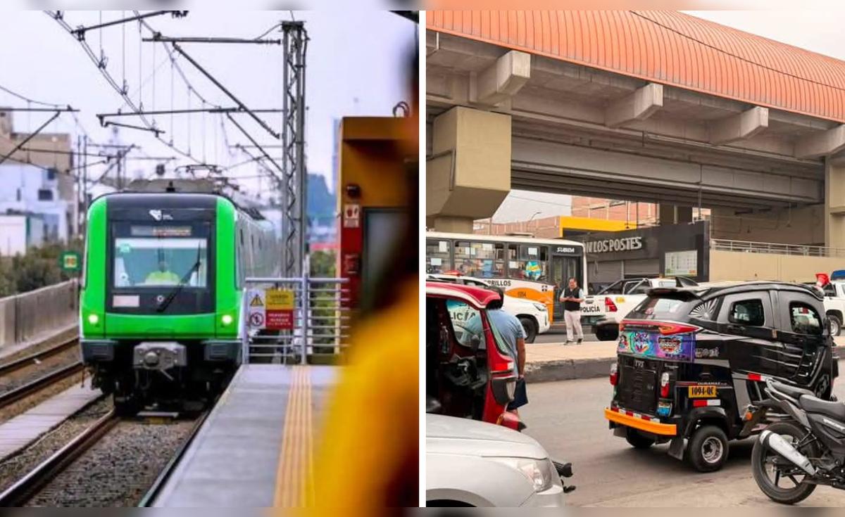 Cierre temporal de dos estaciones del Metro de Lima debido a incidente en vía férrea